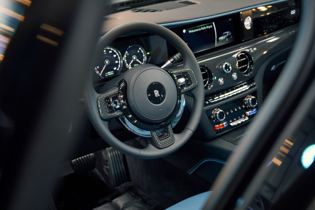 Rolls Royce Black Badge cockpit
