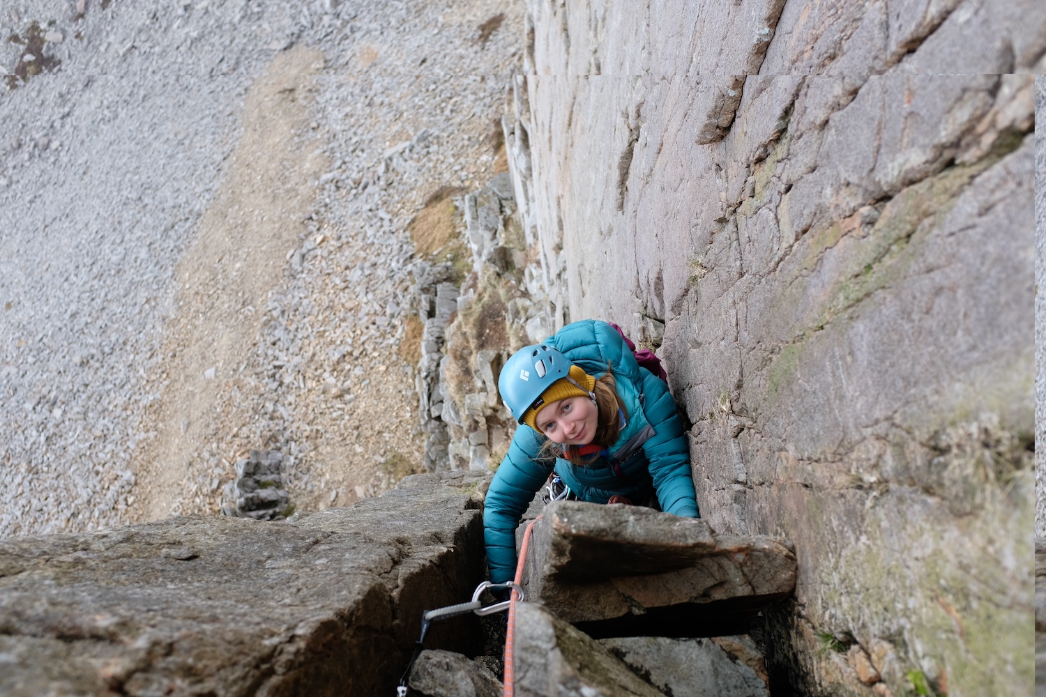 Laura Climbing Table Direct on Cadair Idris, Wales