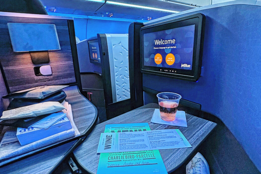 Mint Class suite on Jet Blue